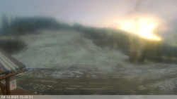 Dolní část sjezdovky