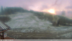 Dolní část sjezdovky