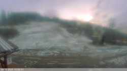 Dolní část sjezdovky