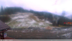 Dolní část sjezdovky