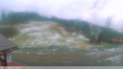 Dolní část sjezdovky