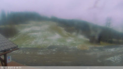 Dolní část sjezdovky