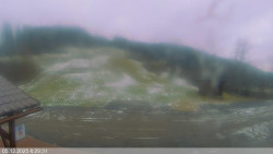 Dolní část sjezdovky