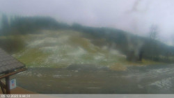 Dolní část sjezdovky