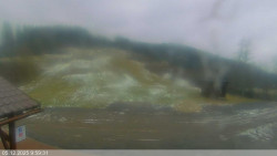 Dolní část sjezdovky