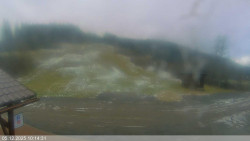 Dolní část sjezdovky