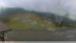 Dolní část sjezdovky