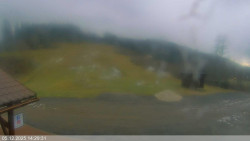 Dolní část sjezdovky