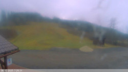 Dolní část sjezdovky