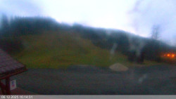 Dolní část sjezdovky