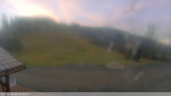 Dolní část sjezdovky