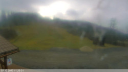 Dolní část sjezdovky