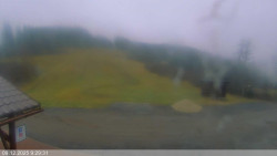 Dolní část sjezdovky