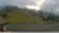 Dolní část sjezdovky