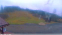 Dolní část sjezdovky