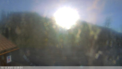 Dolní část sjezdovky