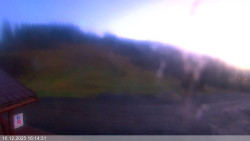 Dolní část sjezdovky