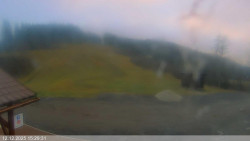 Dolní část sjezdovky