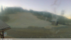 Dolní část sjezdovky