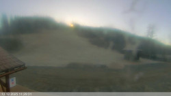 Dolní část sjezdovky