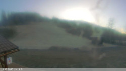 Dolní část sjezdovky