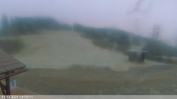 Dolní část sjezdovky