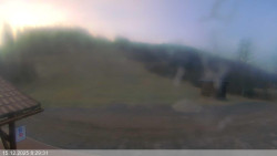 Dolní část sjezdovky