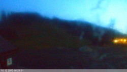 Dolní část sjezdovky