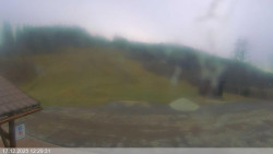 Dolní část sjezdovky