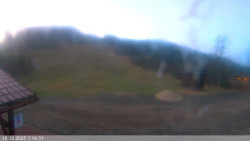 Dolní část sjezdovky