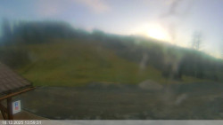 Dolní část sjezdovky