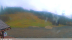 Dolní část sjezdovky