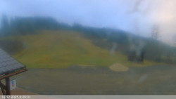 Dolní část sjezdovky