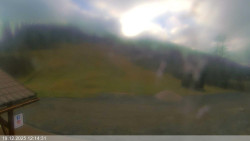 Dolní část sjezdovky