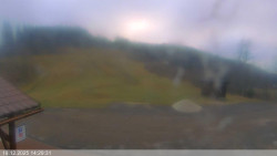 Dolní část sjezdovky