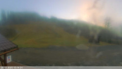 Dolní část sjezdovky