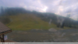 Dolní část sjezdovky