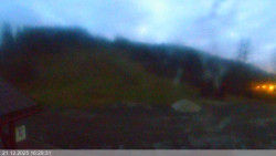 Dolní část sjezdovky