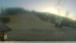 Dolní část sjezdovky