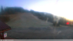 Dolní část sjezdovky