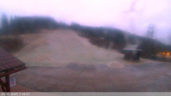 Dolní část sjezdovky