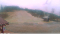 Dolní část sjezdovky