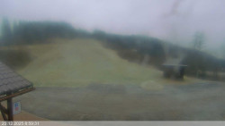 Dolní část sjezdovky