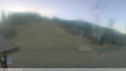 Dolní část sjezdovky