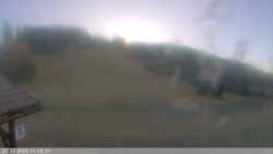 Dolní část sjezdovky