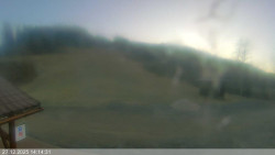 Dolní část sjezdovky