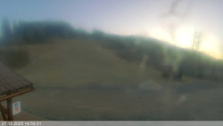 Dolní část sjezdovky