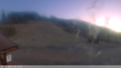 Dolní část sjezdovky