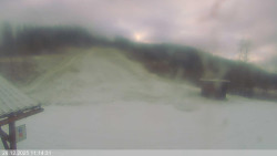 Dolní část sjezdovky