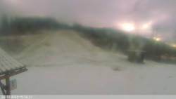 Dolní část sjezdovky